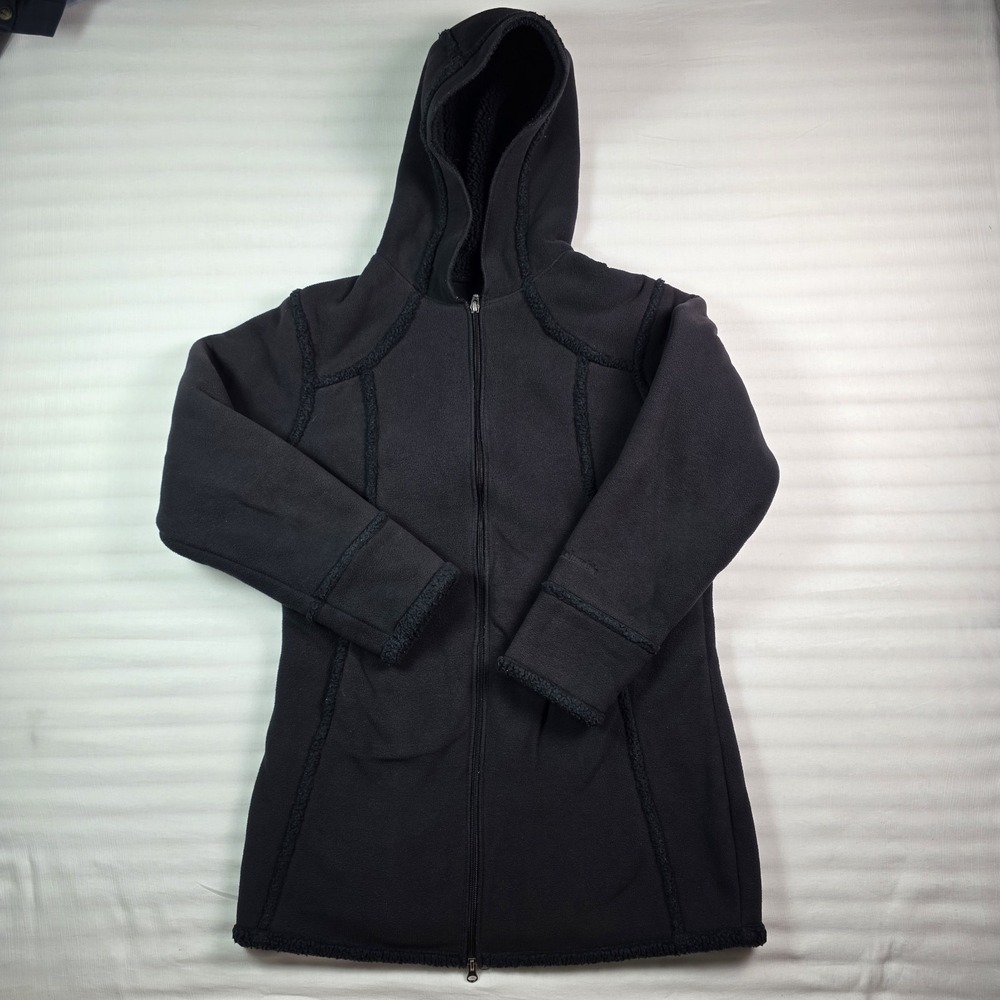 Vintage Columbia XCO Sherpa Fleece Jacket, Black, Size Medium, Winter